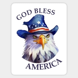 God Bless America-4th of July Magnet